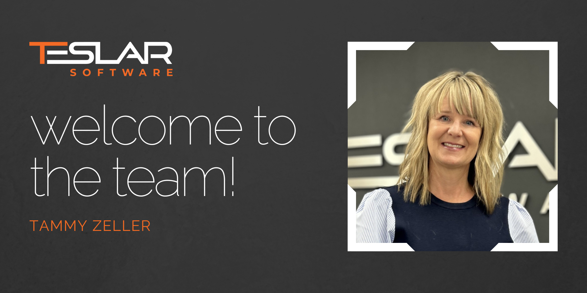 Welcome Tammy To The Team