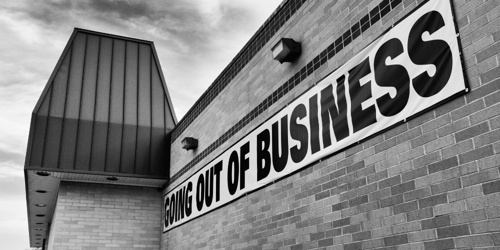 Going Out of Business sign